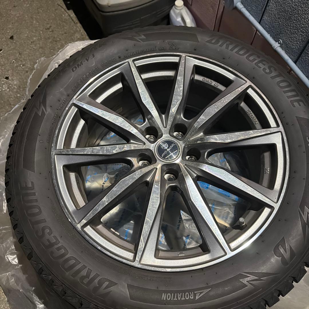 深溝　美品　235/55R18 スタッドレス　ハリアー　4本セット
