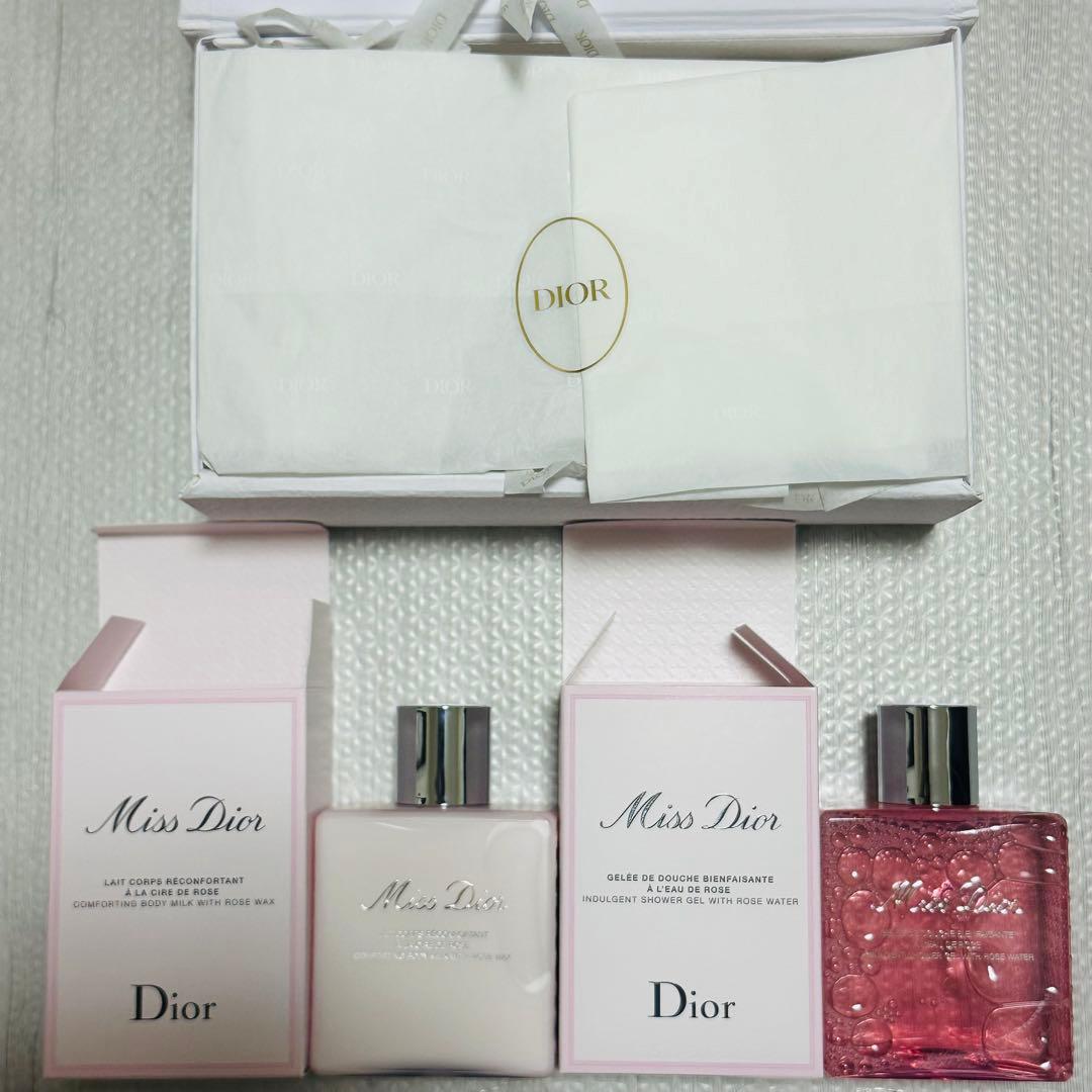 ミスディオールのボディーミルクとボディーシャンプー