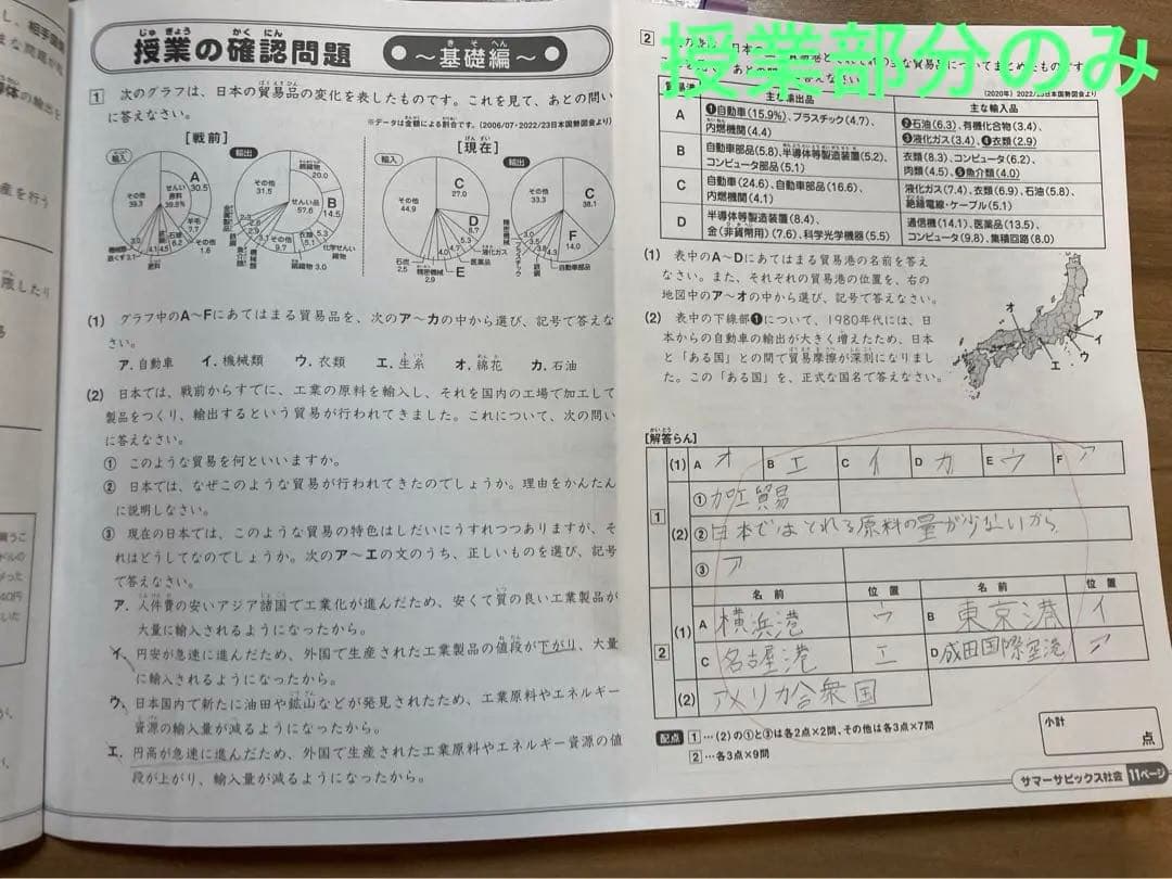 【2025受験組】﻿sapix 2023年度5年生4教科　基礎トレ付きフルセット