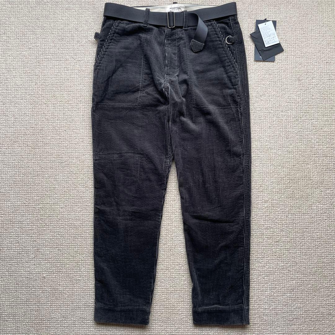 AFFA assemble ボンテージパンツ コーデュロイ