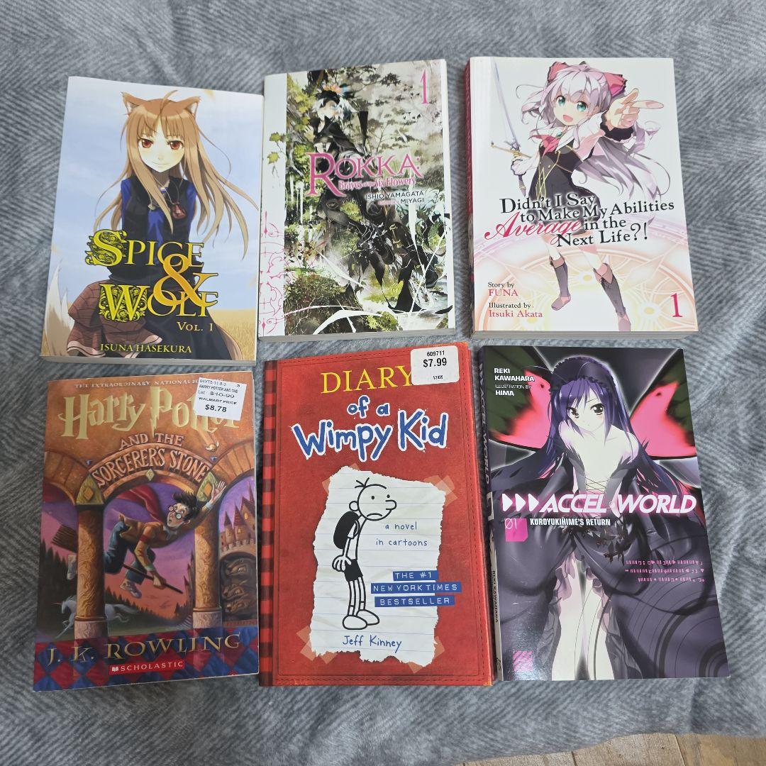 洋書セット：ライトノベルなど