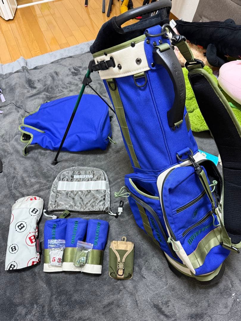 BRIEFING ゴルフバッグ 青　CR-8