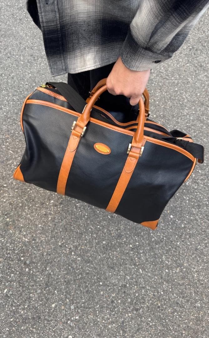 Vintage ボストンバッグ　黒