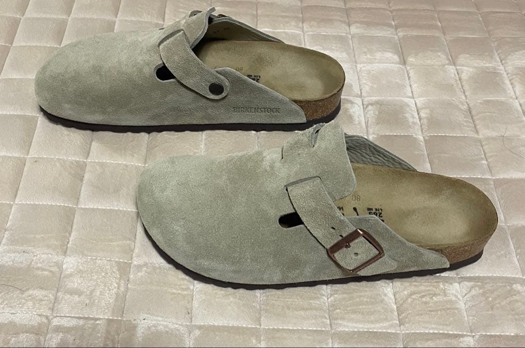 Birkenstock Boston トープ　幅ナロー　41