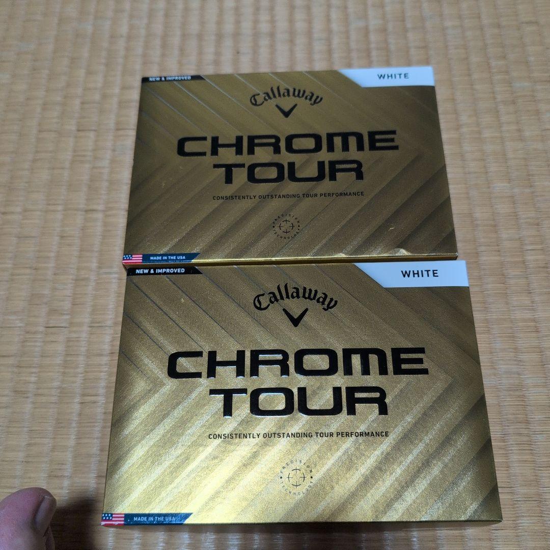 Callaway Chrome Tour ゴルフボール 12個入り2箱