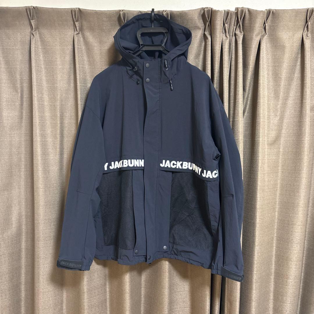 ジャックバニー　ナイロンジャケット　ダブルジップ　ブラック　5 美品