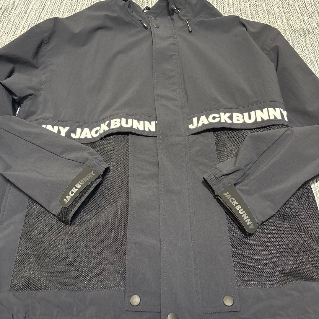ジャックバニー　ナイロンジャケット　ダブルジップ　ブラック　5 美品