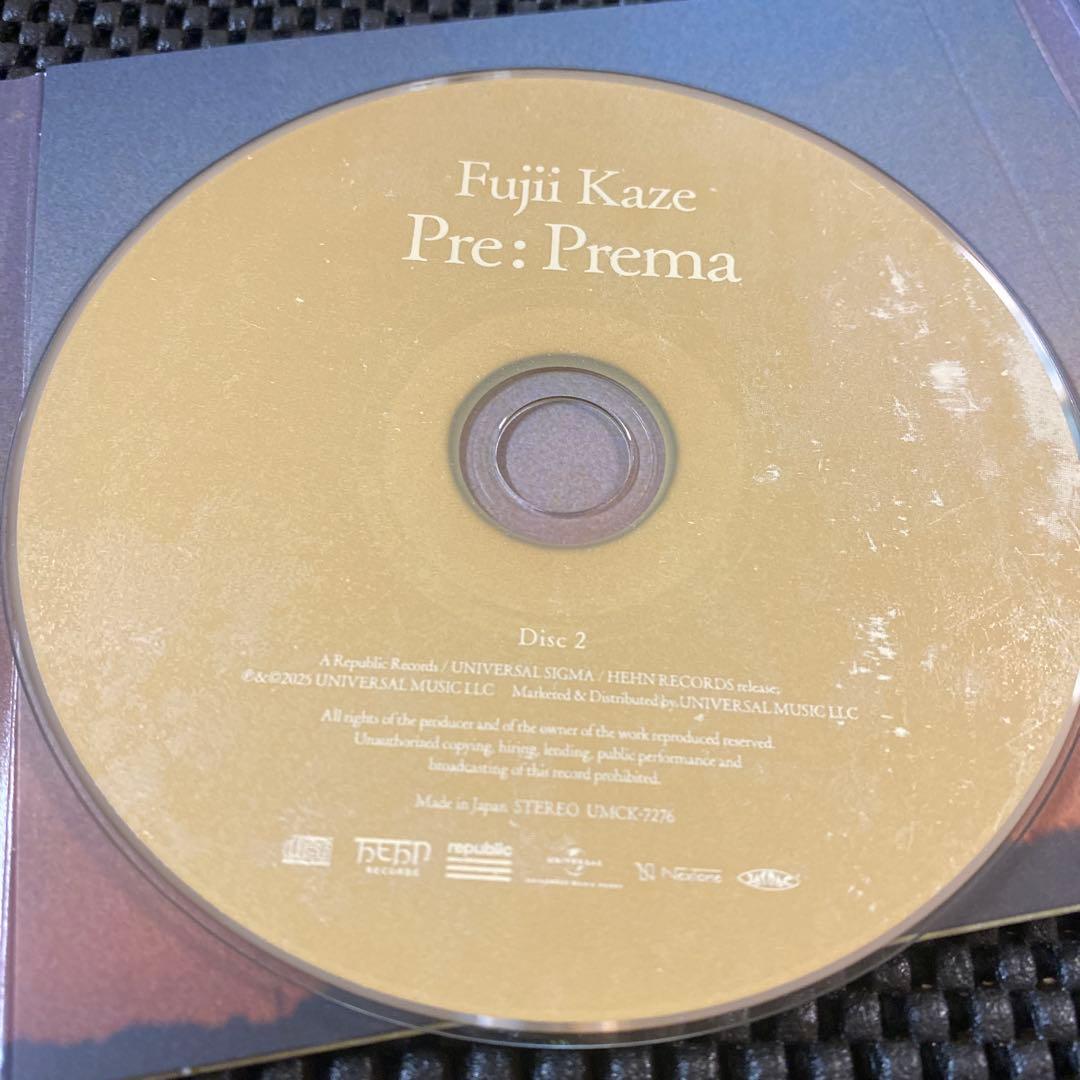 藤井風　Prema 直筆サイン入り・初回盤CD2枚組 アートワーク付き