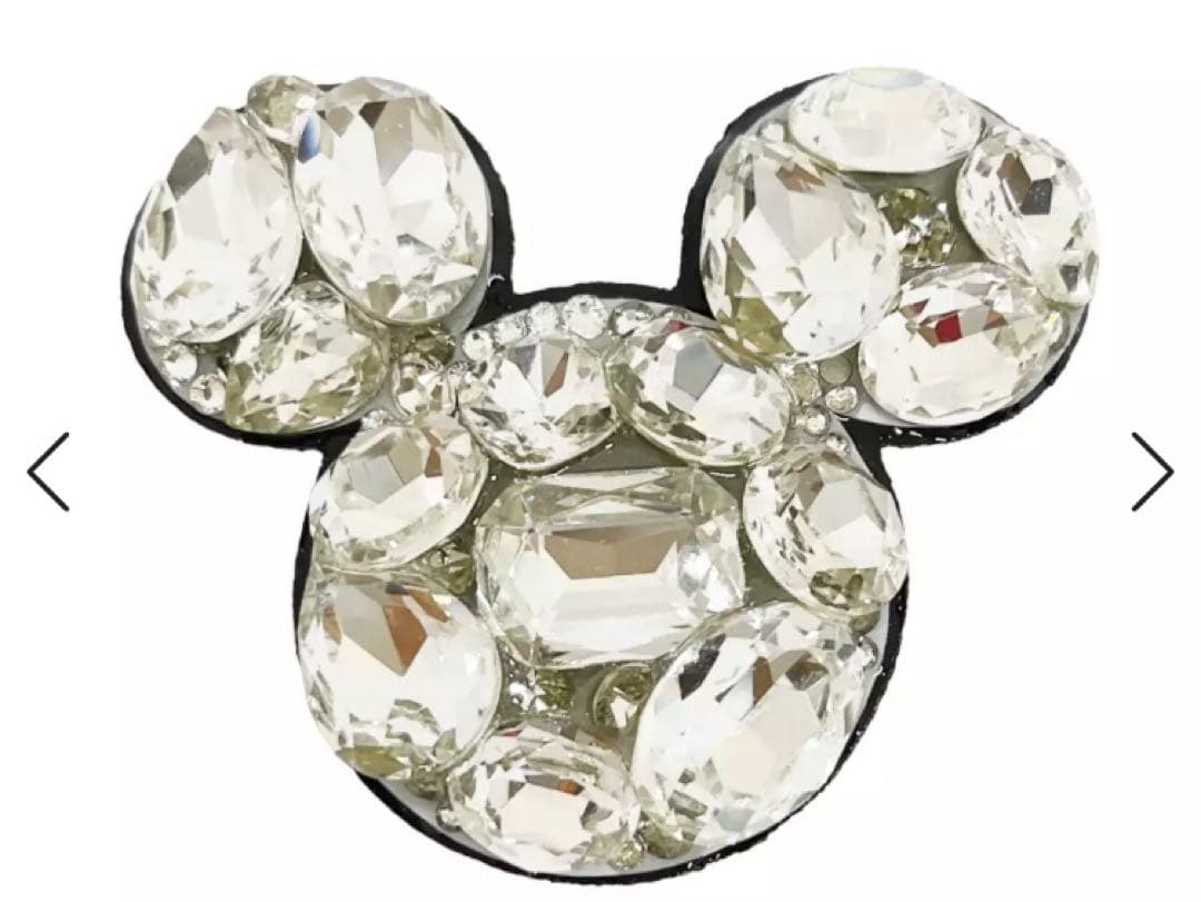 ディズニーストア　ミッキーアクセサリー　ビジューブローチ