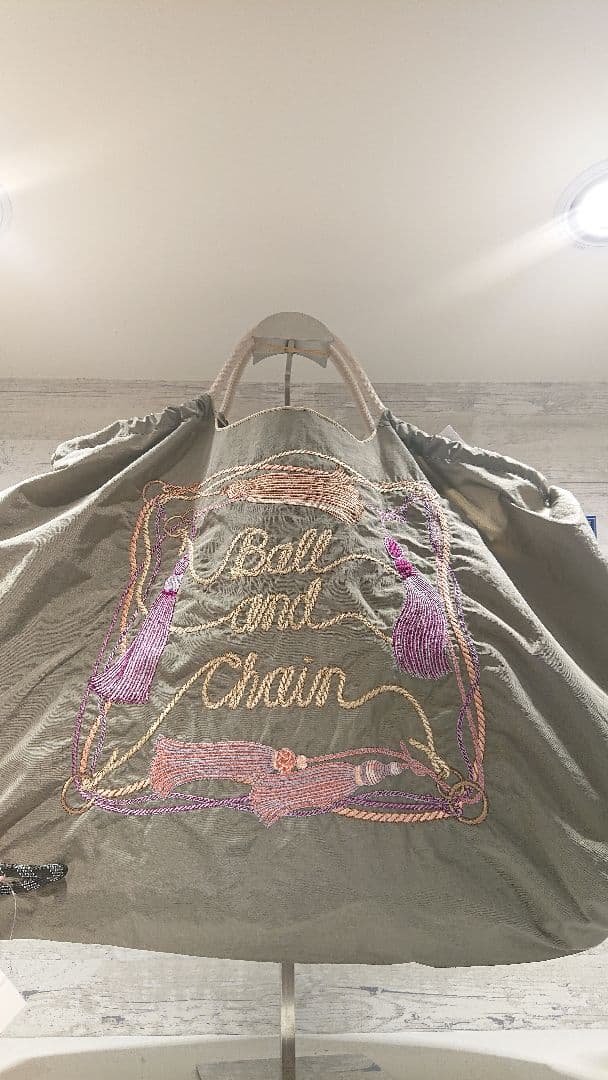 【Yurippe】福岡限定ball&chainタッセルサイズL GREY