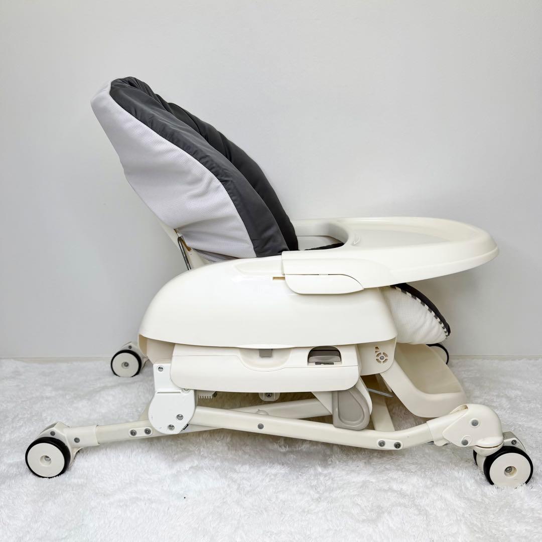 極美品 Combi ネムリラ FF ハイローチェア 手動 テーブル