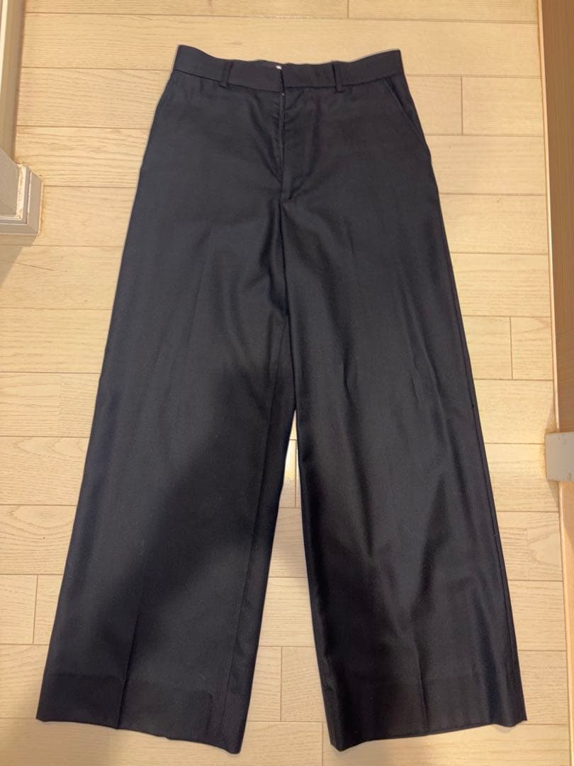 パンツ NEONSIGN Anatomic straight slacks BLACK