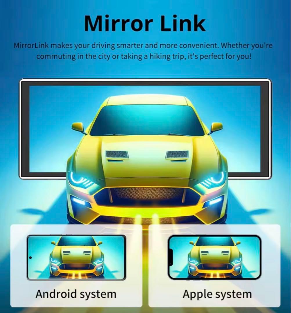 【新品】大画面高品質11.26インチ　CarPlay オーディオ　ナビ