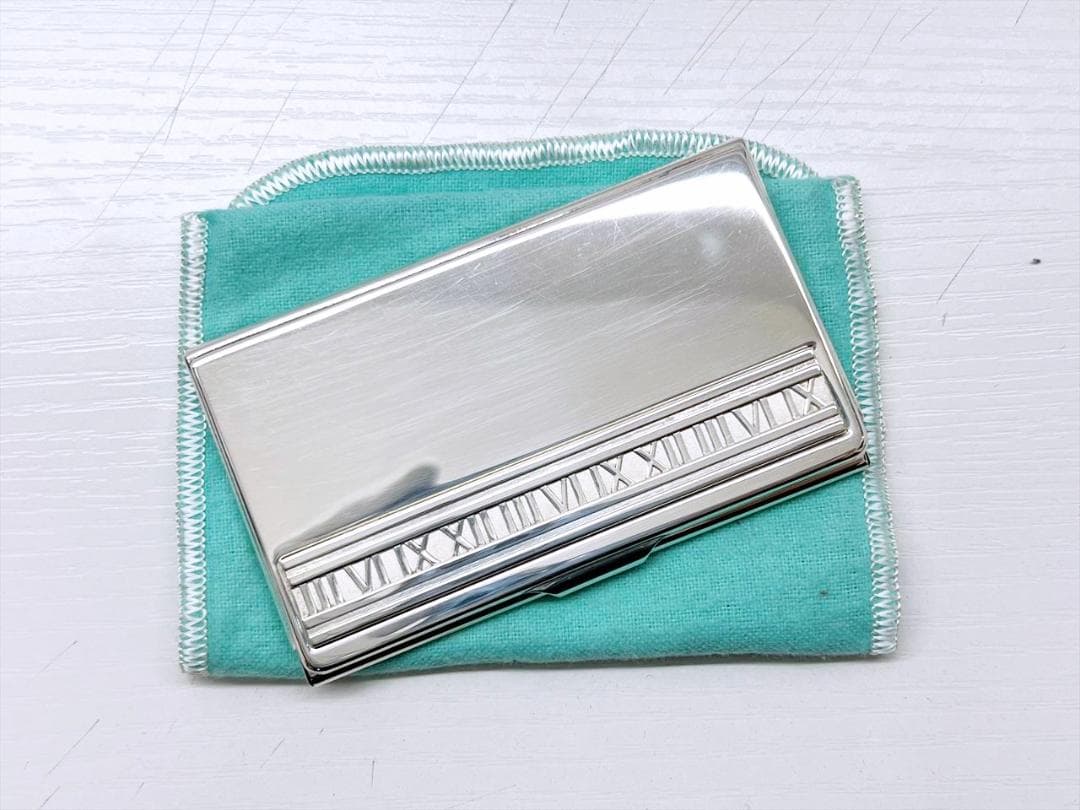 美品　ティファニー　アトラス　925　カードケース　名刺入れ　シルバー