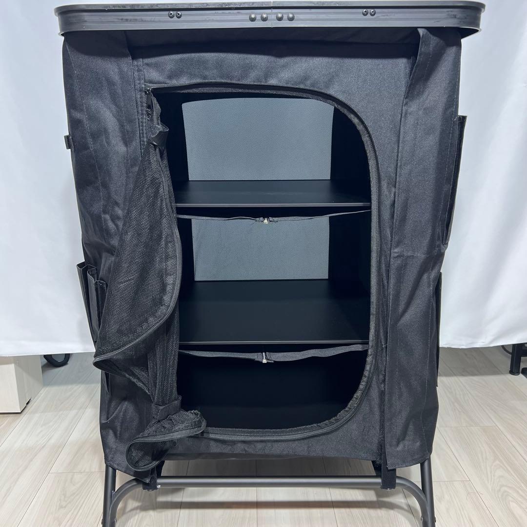 マルチキッチンテーブル アウトドア キャンプ 折りたたみ 収納付き