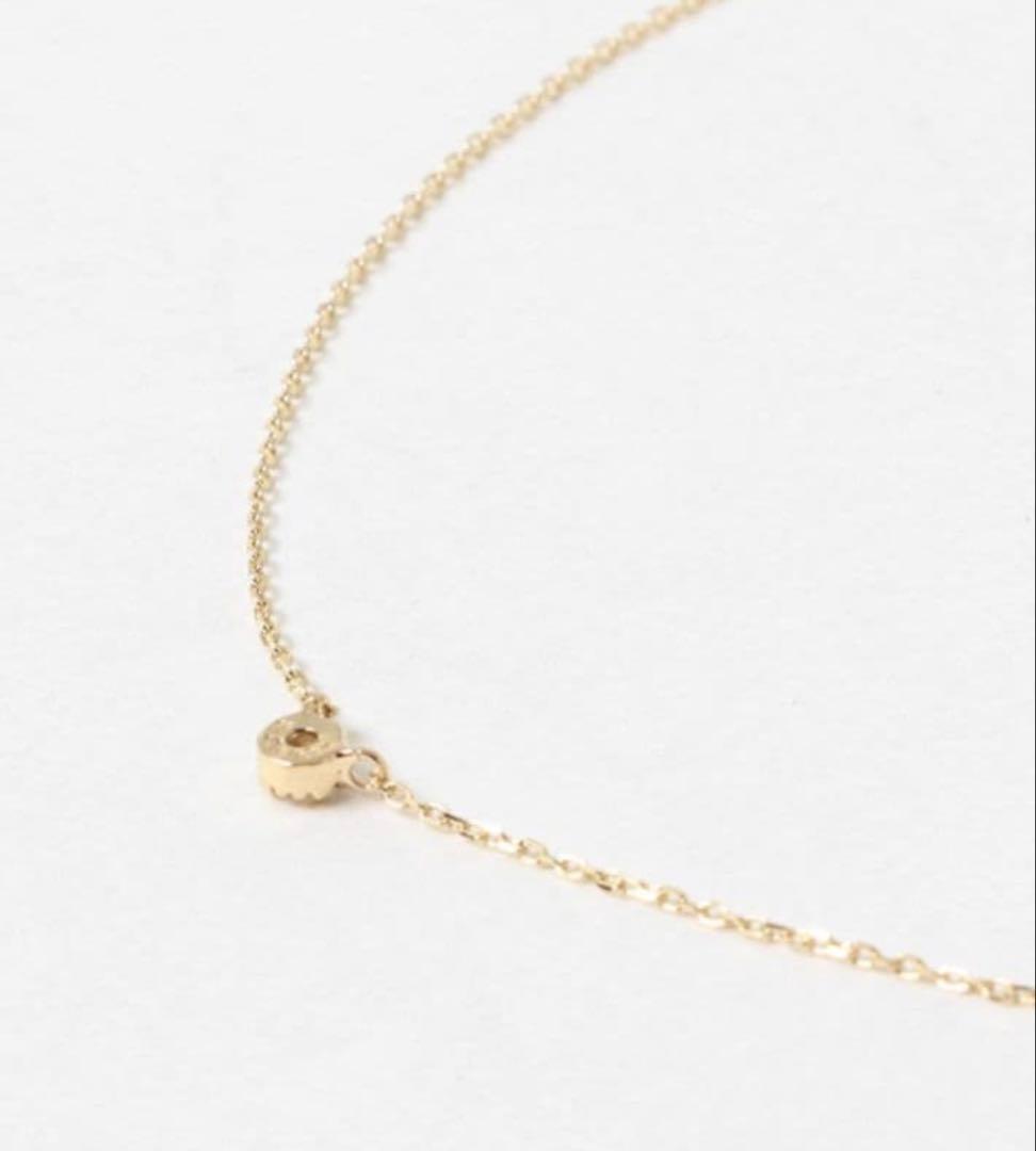 ete k10YG レイヤーダイヤモンドネックレス