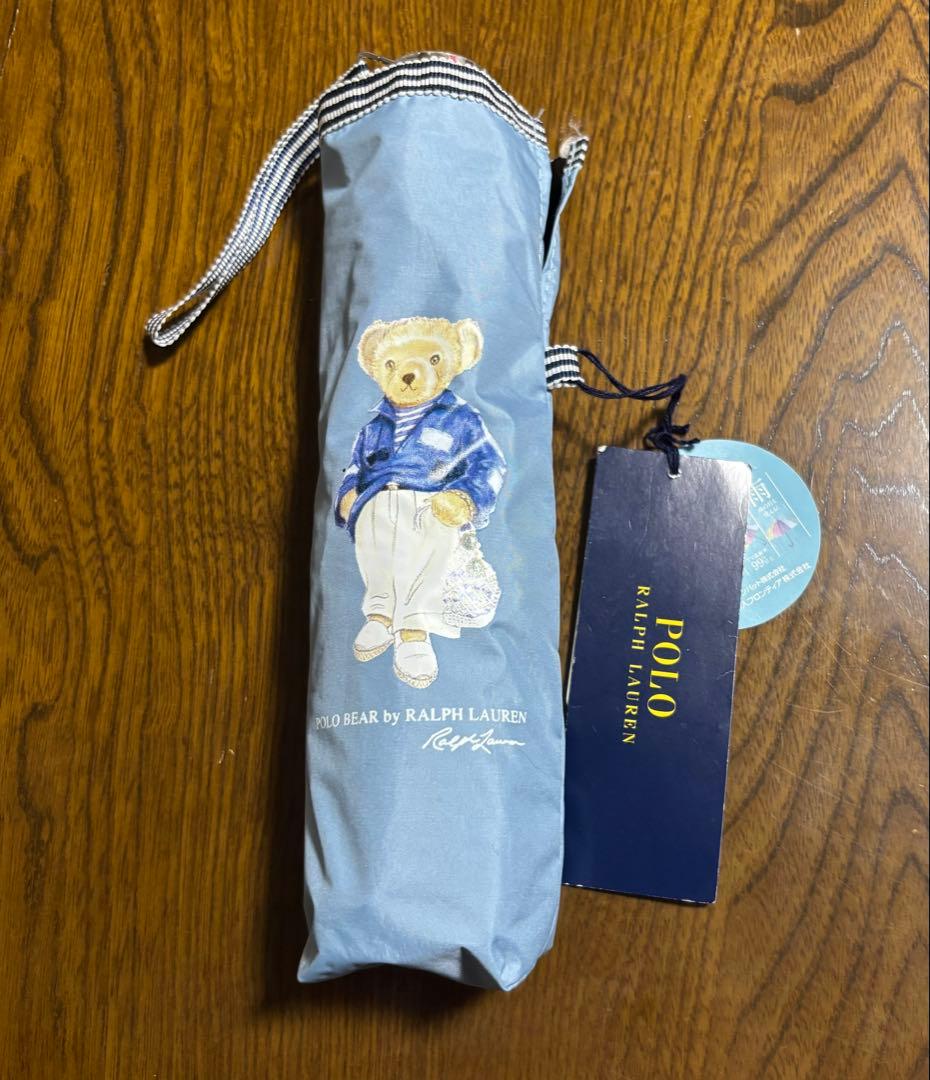【最終価格】ポロラルフローレン ポロベア 折りたたみ傘 晴雨兼用 日傘