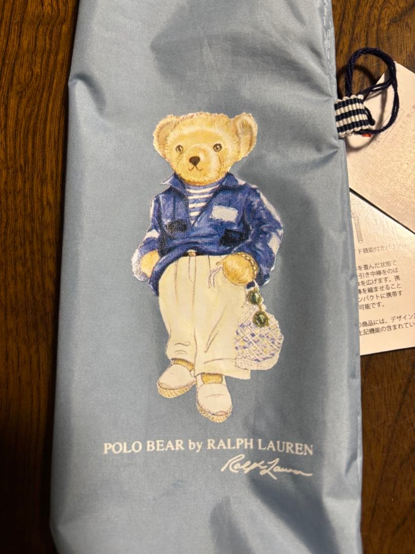 【最終価格】ポロラルフローレン ポロベア 折りたたみ傘 晴雨兼用 日傘