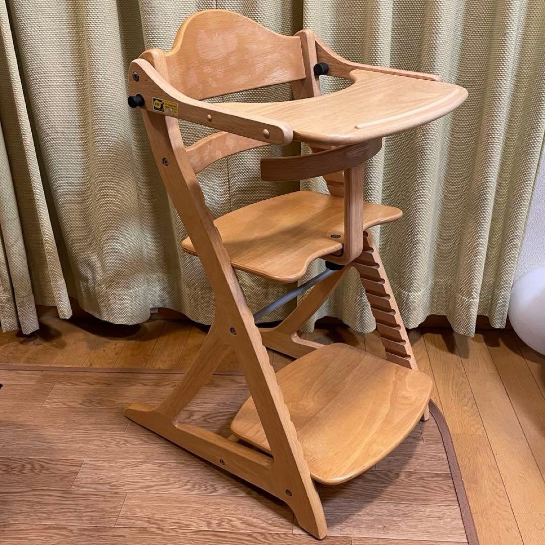 大和屋 すくすくチェアスリムプラス テーブル、ガード付