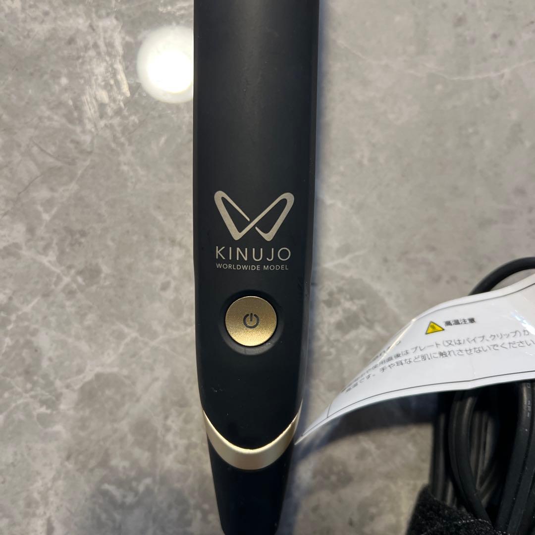 KINUJO ブラック ストレートヘアアイロン