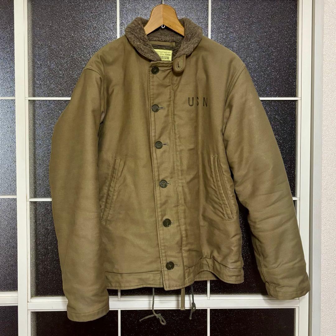 ＢＵＺＺ ＲＩＣＫＳＯＮ'S（バズリクソンズ）Ｎ-1デッキジャケット　M