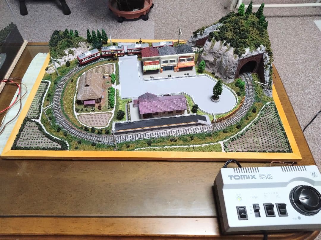 Nゲージ 鉄道模型ジオラマ　A2サイズ