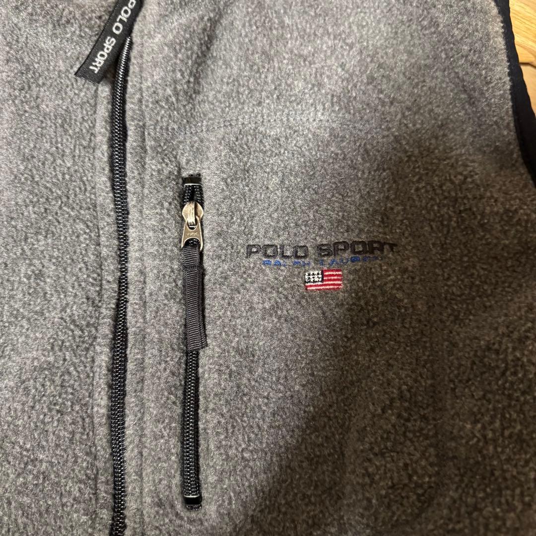 【L】POLO SPORTS ポロスポーツ リバーシブルベスト USA製