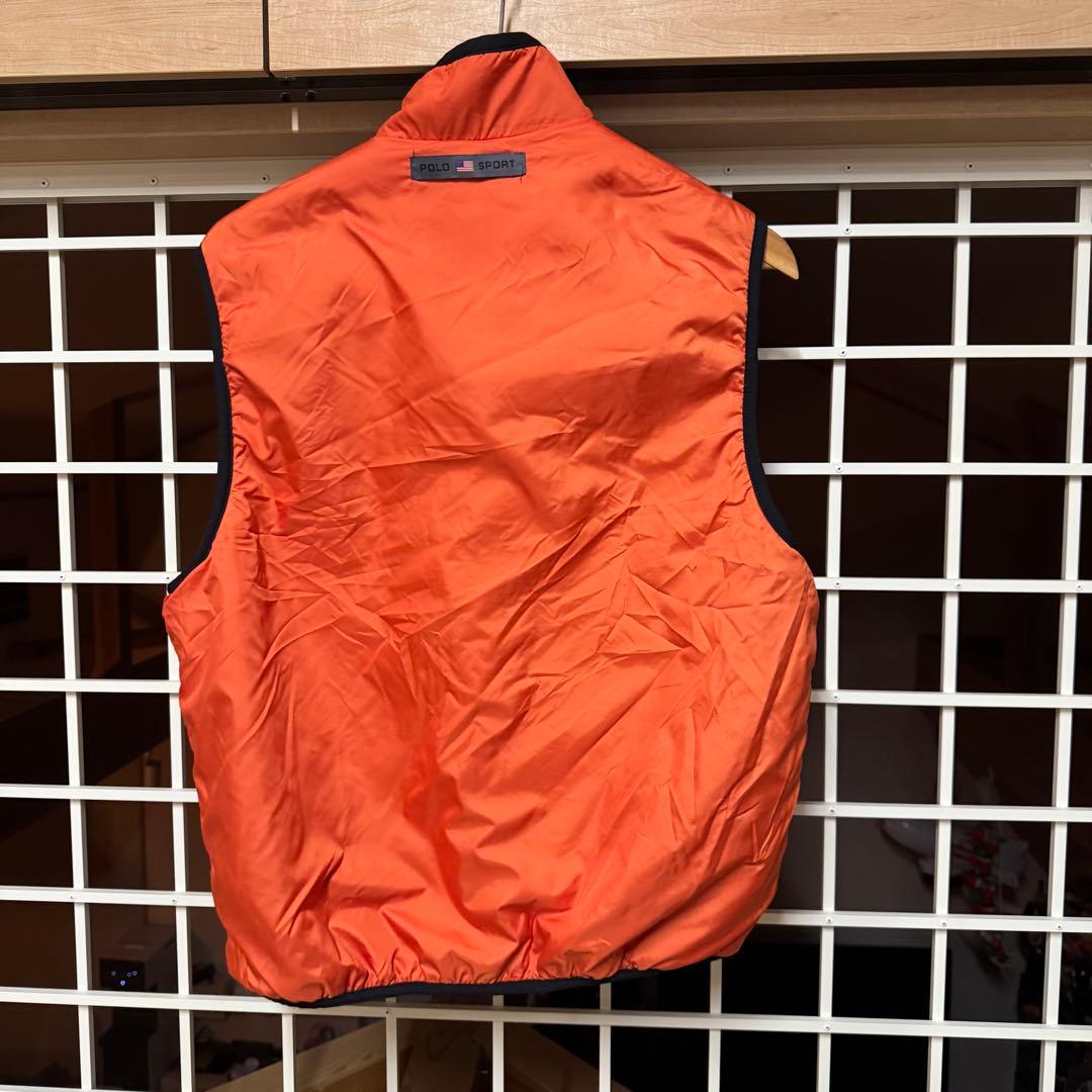 【L】POLO SPORTS ポロスポーツ リバーシブルベスト USA製