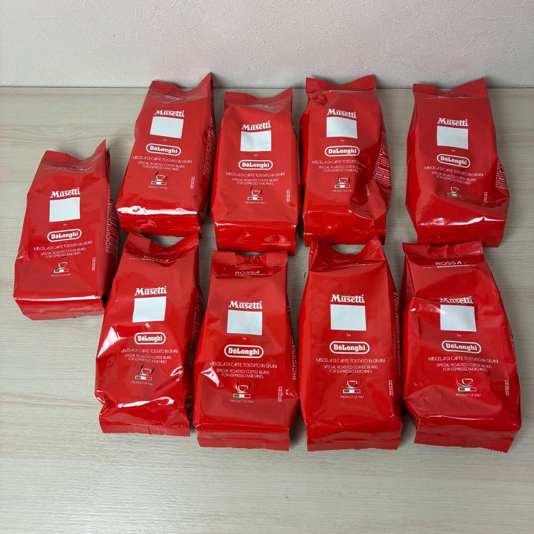デロンギ ムセッティ ロッサ コーヒー豆 250g×9袋