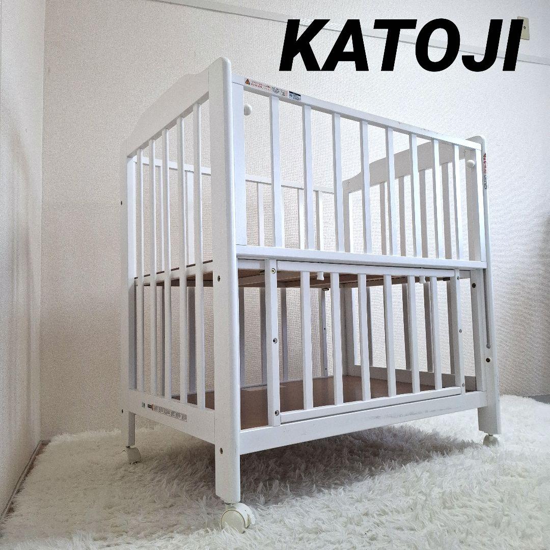 【全国一律送料無料】KATOJI 木製 ミニタッチベビーベッド ホワイト