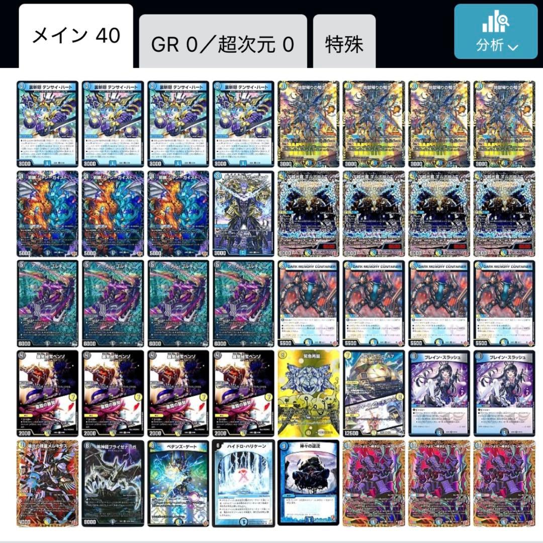 あ*あ様 デュエマ ドロマーエルボロム 二重スリーブ アーテル・ゴルギーニ