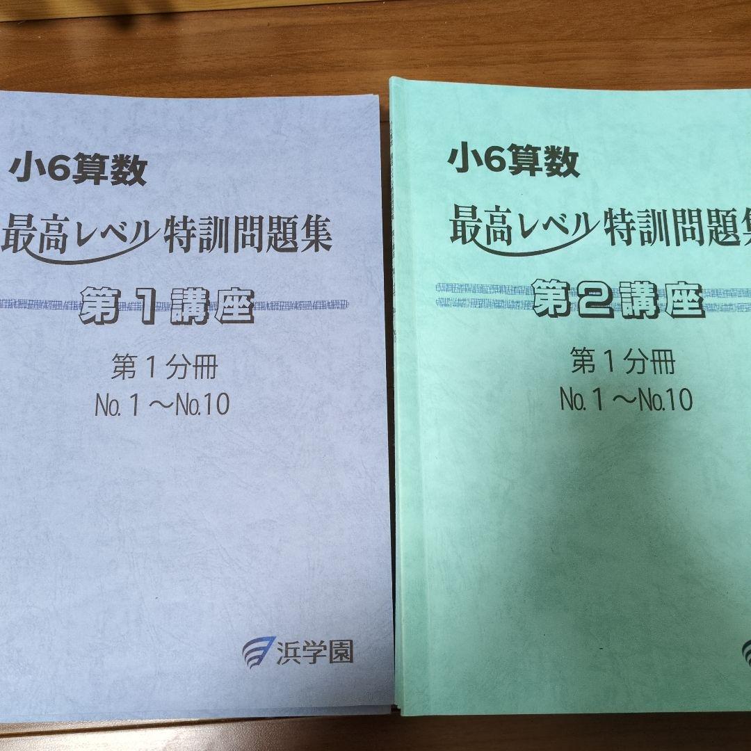 今*b様 小6算数 最高レベル特訓問題集　一式