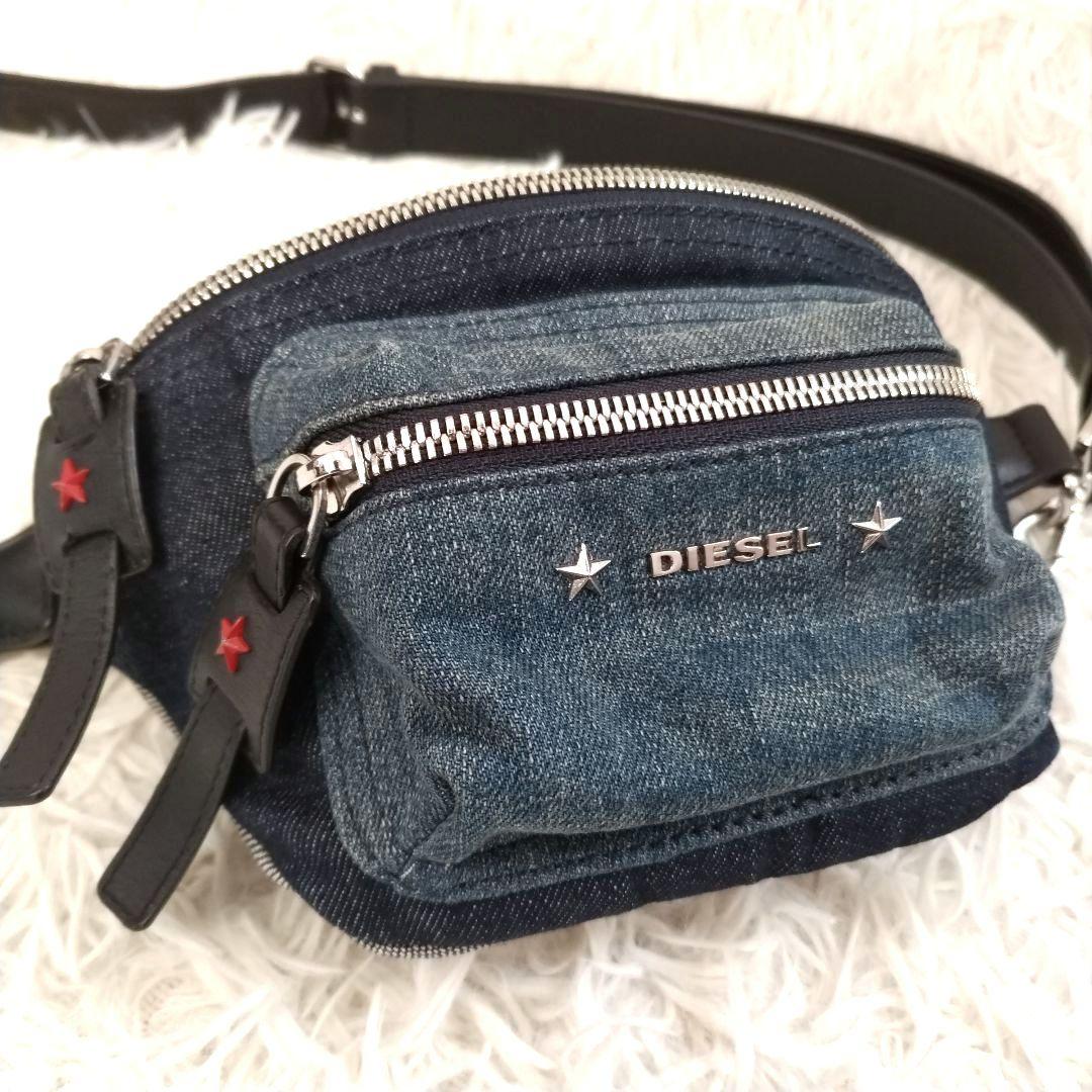 近年モデル　DIESEL　ディーゼル　デニム　ショルダーバッグ