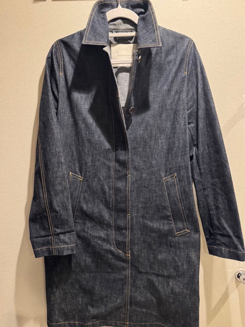 【お値下げ】　⭐️極美品⭐️ 春物　MACKINTOSH デニムステンカラーコート
