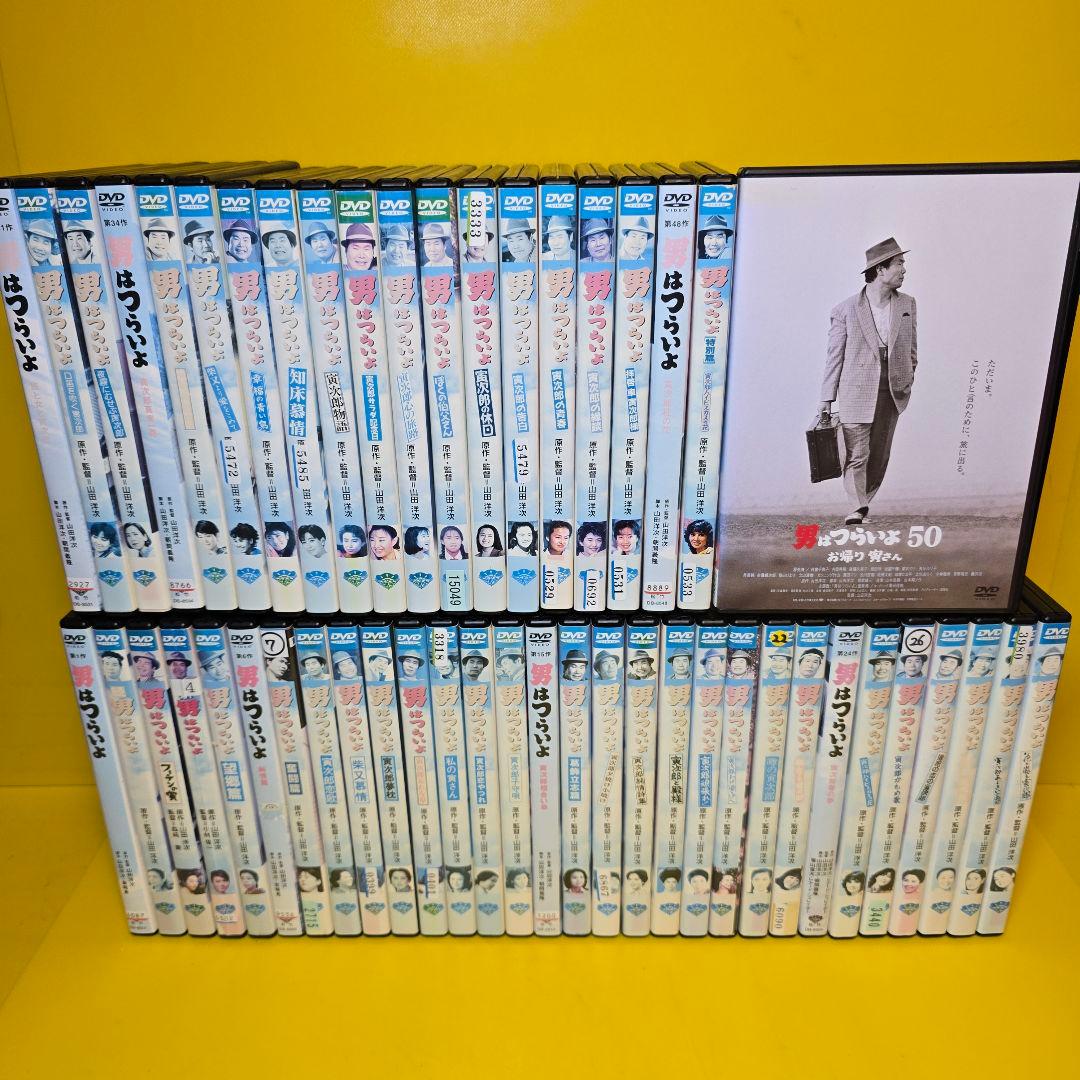 新品ケース交換済み　男はつらいよシリーズ　48巻＋特別編+映画DVD全50巻セ