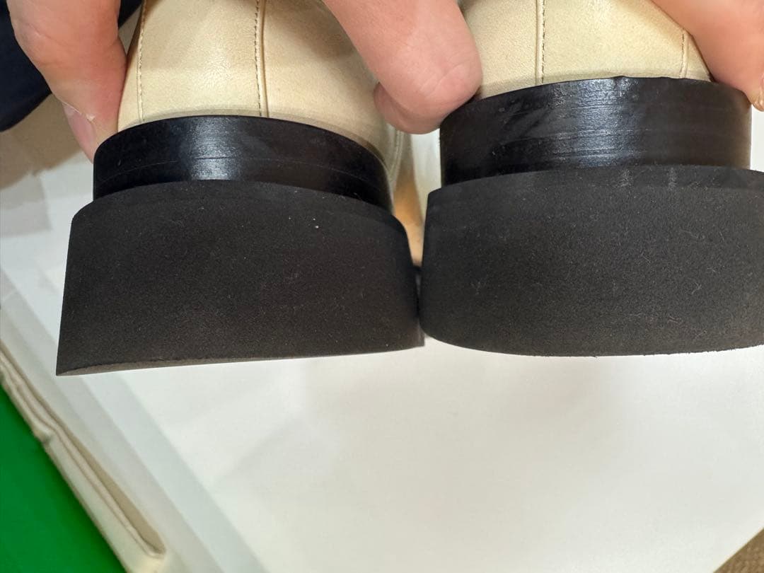 BOTTEGA VENETAサイドゴアブーツ ボッテガ ホワイト38(24cm)