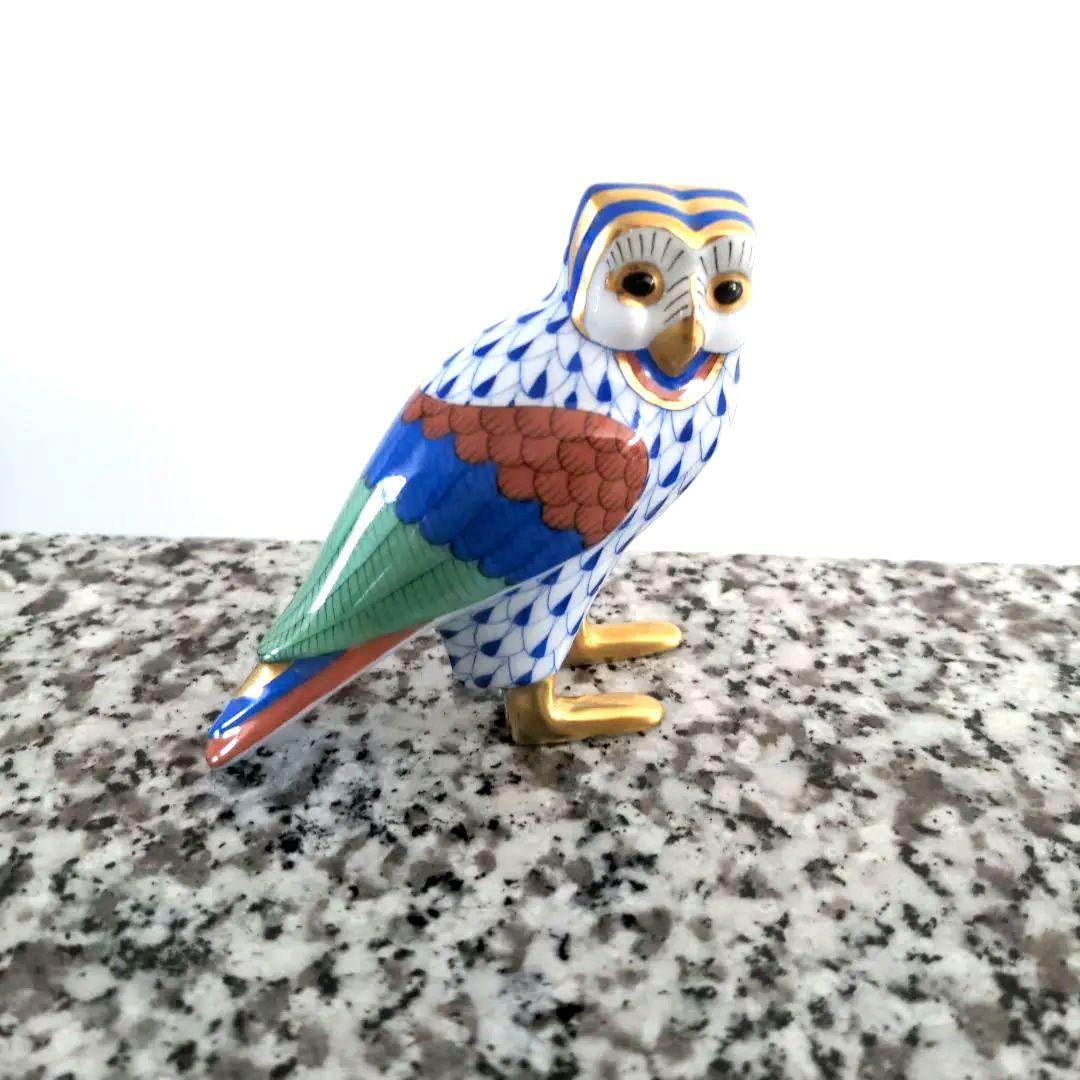 Herend ヘレンド フクロウ 陶器 フィギュリン