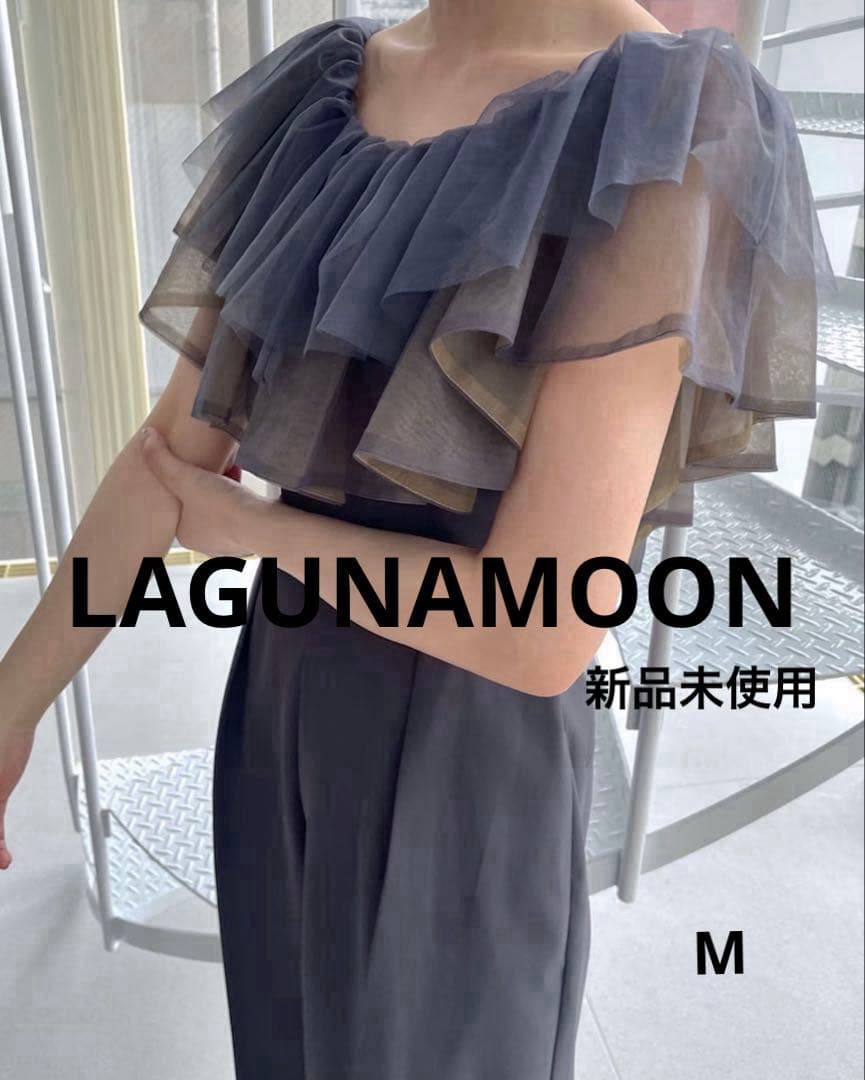 12/11 限定価格✨LAGUNAMOON【新品】チュールカラーベアパンツドレス