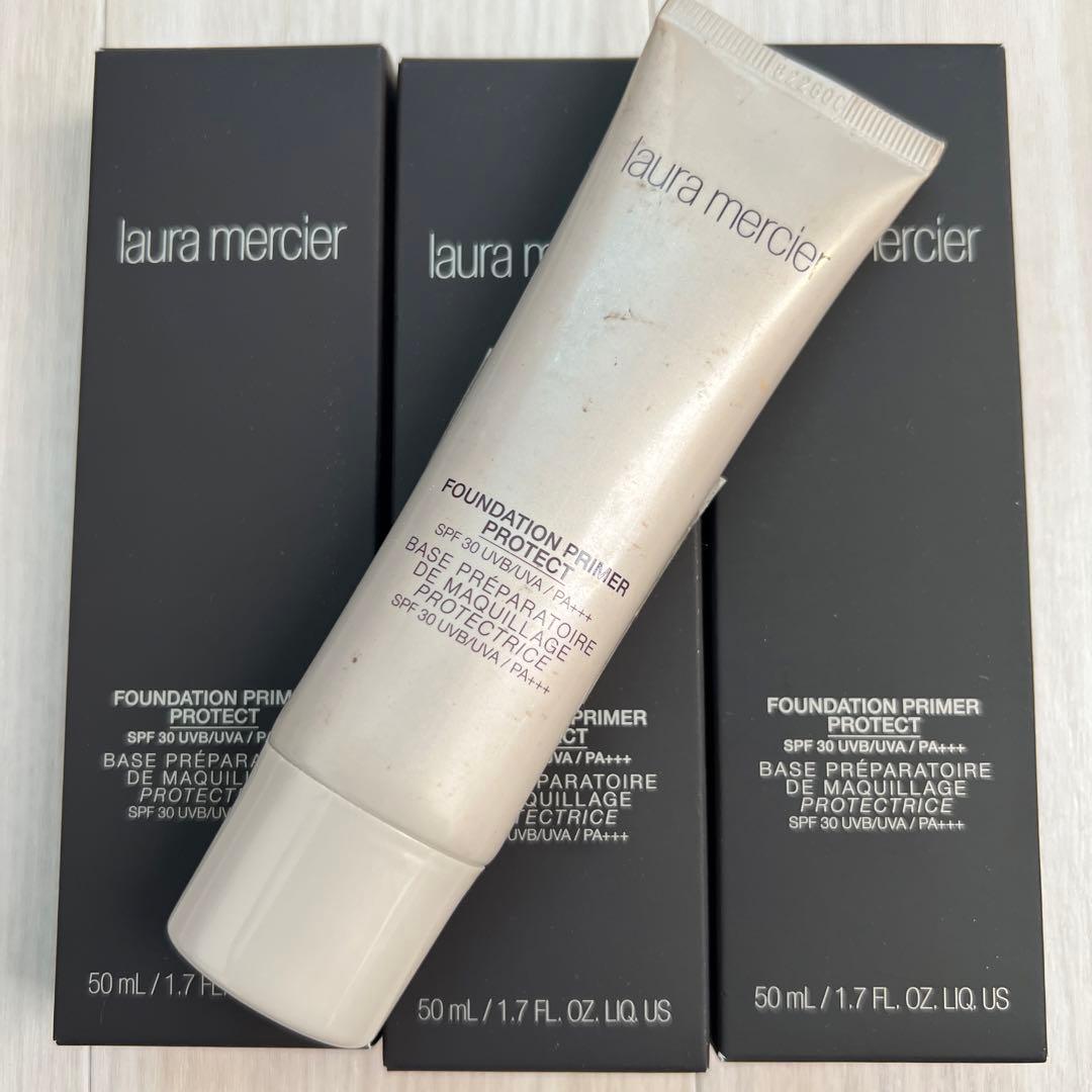 ローラメルシエ ファンデーションプライマー プロテクト 3本セット おまけ付き