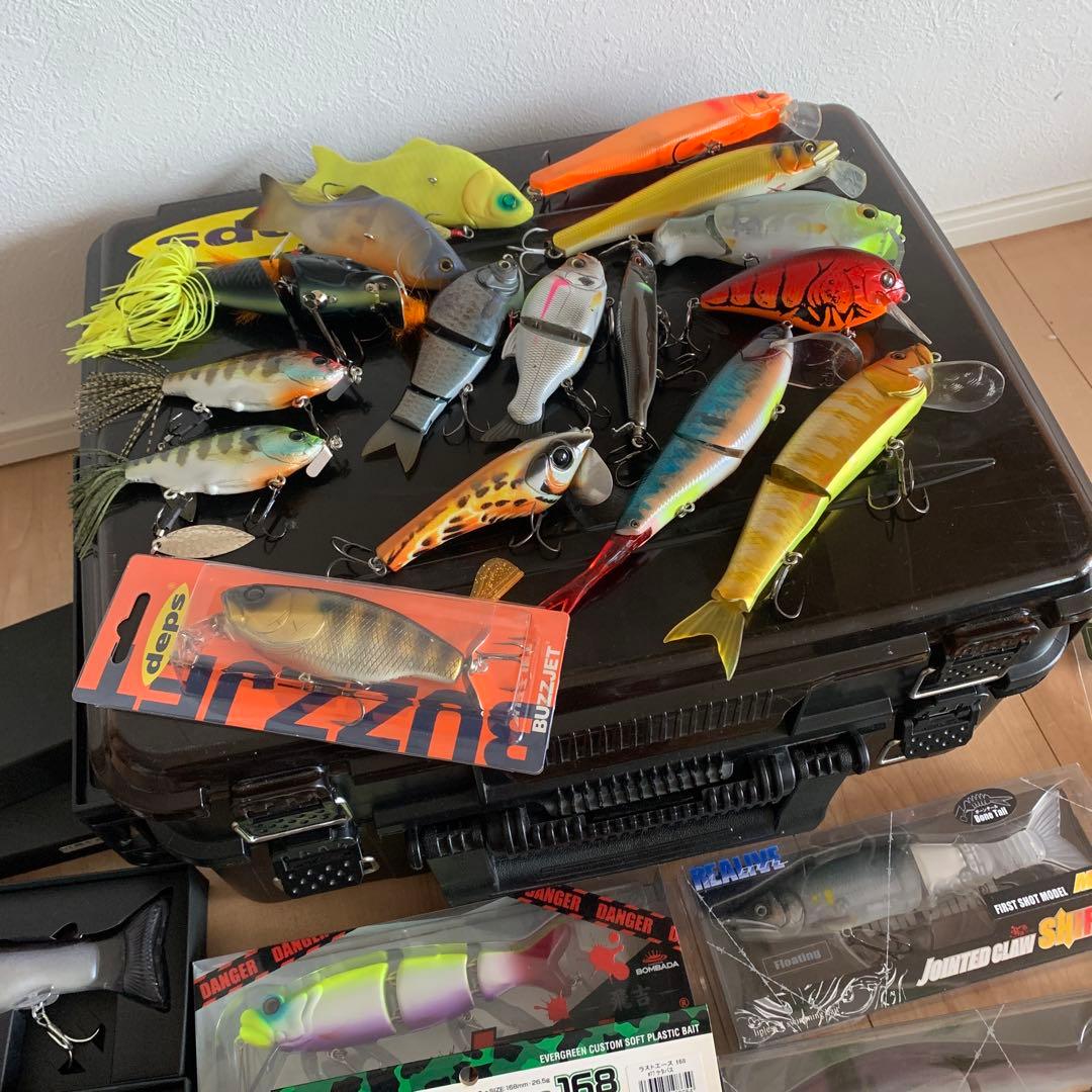 釣*楽様 漢！！バス釣りボックスセット　ルアーセット　ワームセット　検　バス釣り