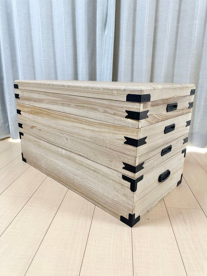 桐 衣装ケース 4段 桐箱 桐ケース　　0782