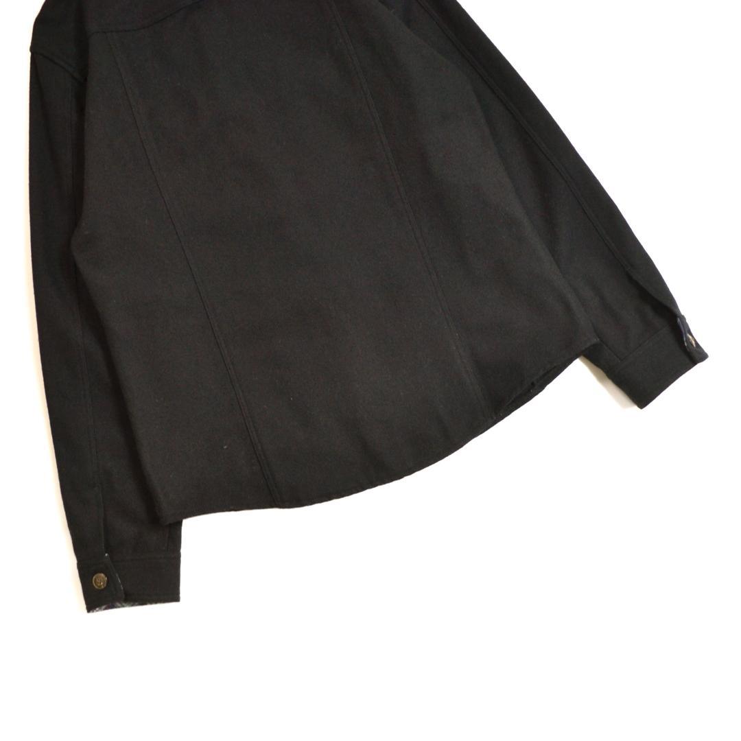 【極美品】Burberryバーバリー ウール混ノヴァチェック柄カバーオールＬ黒