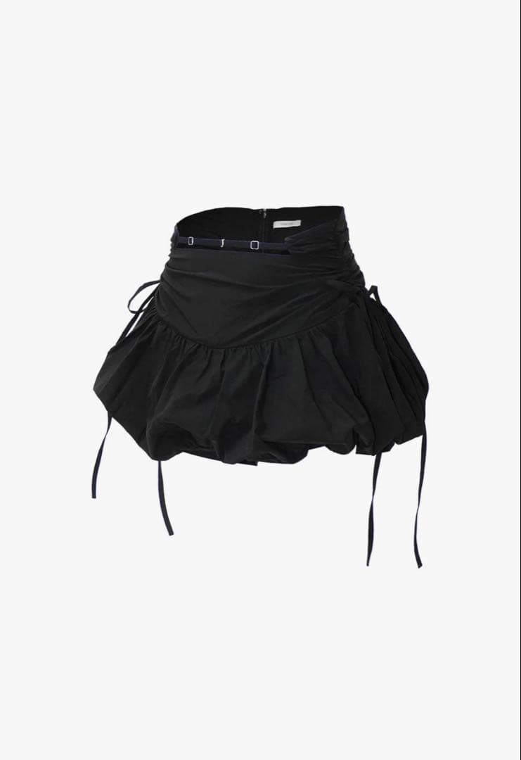 スカート THEREDTHREAD S strap balloon skirt