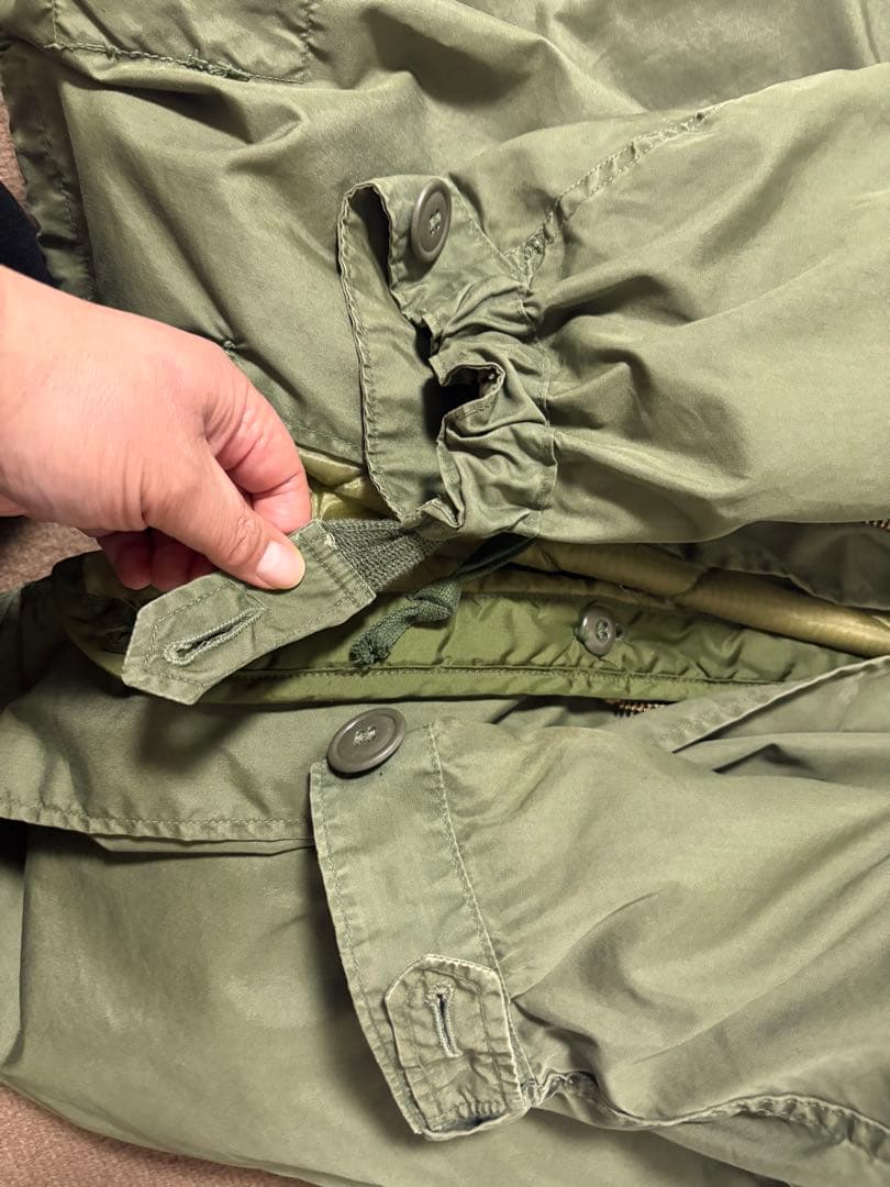 【実物】70s USARMY M-65 フィッシュテール Sサイズ ライナー付き