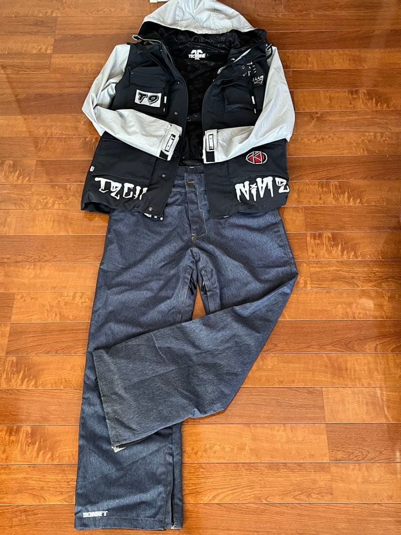 スノーボードウェアTECH NINE スノーボードウェア ブラック/グレー