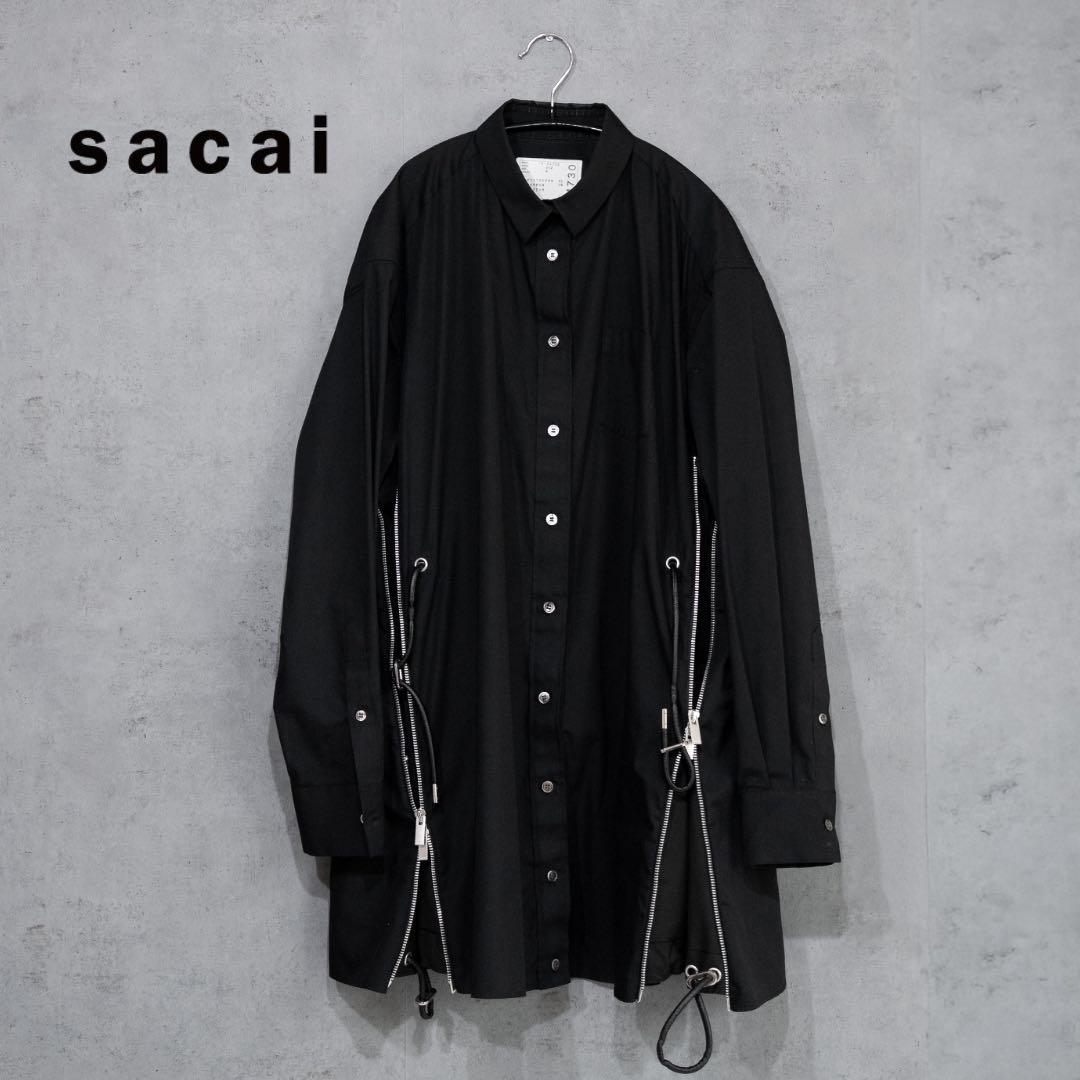 Sacai 19SS Contrast Panel Dress Size 2 黒