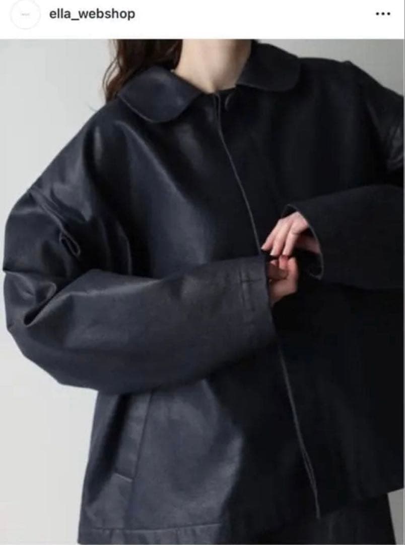 ジャケット・アウター ella selectshop denim oil cloth jacket