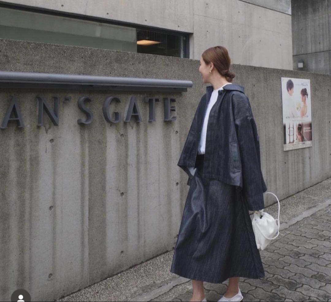 ジャケット・アウター ella selectshop denim oil cloth jacket