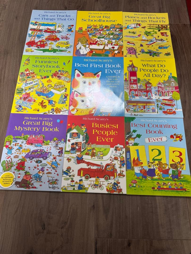 Richard Scarryリチャード・スキャリー 10冊