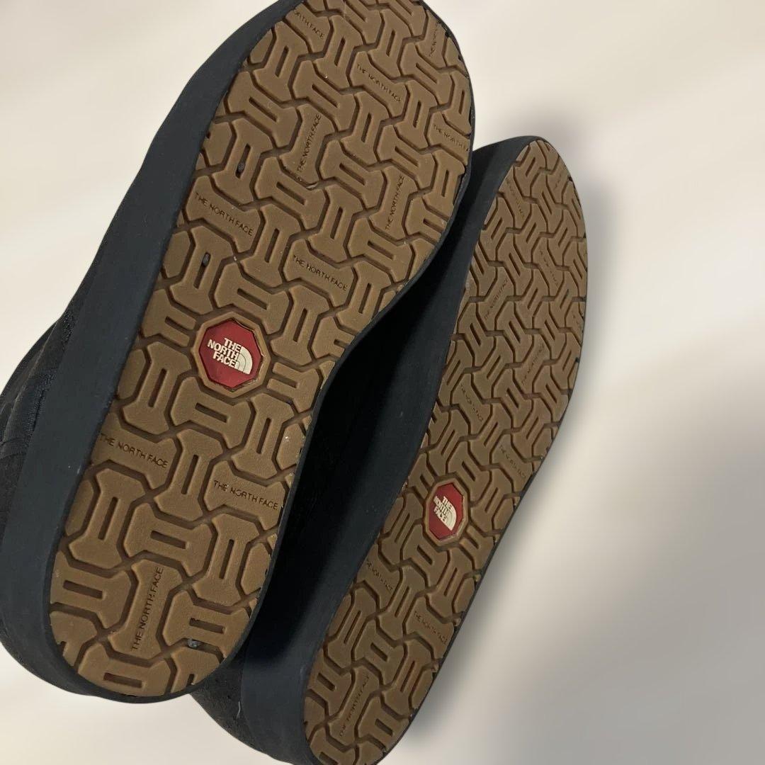 【美品】ノースフェイス ウィンターキャンプショート 25cm 防水 スエード 黒